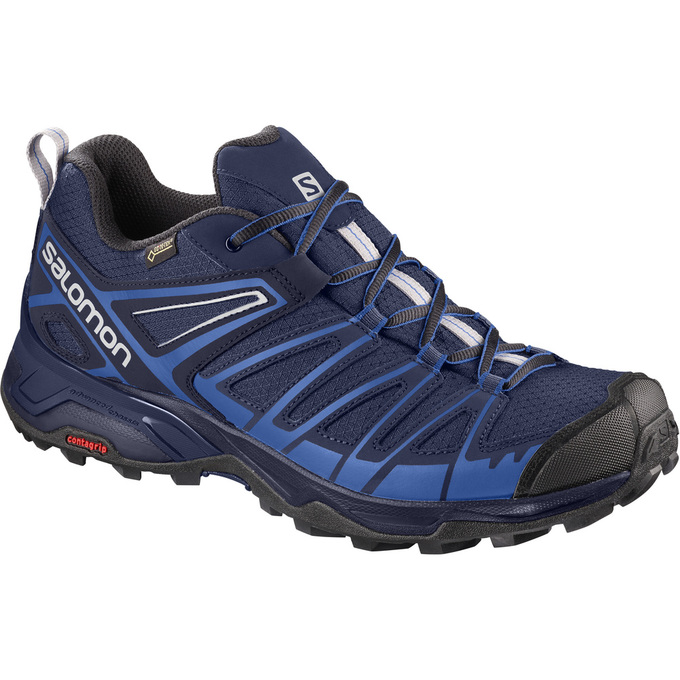 Chaussures De Randonnée Salomon Homme Bleu Marine / Noir - Salomon X ULTRA 3 PRIME GTX® - France (96